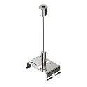 light strip system ceiling mounting EASYLIGHT SCK 5000 mechanical, stainless steel