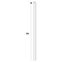 SLV Accessoire Suspension câble BATTEN P SCK2000 2 voies, mécanique, acier inoxydable
