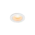 Plafonnier encastré NUMINOS® XS rond, adapté aux postes de travail avec écran IP20, blanche, laqué gradable