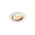 Plafonnier encastré NUMINOS® MOVE XS rond, adapté aux postes de travail avec écran IP20, blanche, laqué gradable