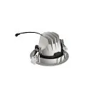 SLV Plafonnier encastré NUMINOS® MOVE XS rond, adapté aux postes de travail avec écran IP20, blanche, laqué gradable