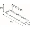 SLV Projecteur encastré NUMINOS® GIMBLE S pivotant, adapté aux postes de travail avec écran IP20, blanche gradable