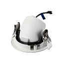 SLV Plafonnier encastré NUMINOS® GIMBLE M adapté aux postes de travail avec écran IP20, blanche, laqué gradable