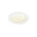 Plafonnier encastré NUMINOS® M rond, adapté aux postes de travail avec écran IP20, blanche, laqué gradable