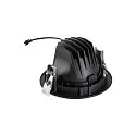 ceiling recessed luminaire NUMINOS® MOVE L round, suitable for VDU workstation IP20, black, lacquered dimmable