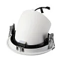 SLV Plafonnier encastré NUMINOS® GIMBLE XL adapté aux postes de travail avec écran IP20, blanche, laqué gradable