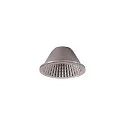 SLV Plafonnier encastré NUMINOS® XL rond, adapté aux postes de travail avec écran IP20, noir, laqué gradable