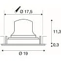 ceiling recessed luminaire NUMINOS® MOVE XL swivelling, suitable for VDU workstation IP20