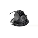 SLV Plafonnier encastré NUMINOS® MOVE XL rond, adapté aux postes de travail avec écran IP20, noir, blanche, laqué gradable