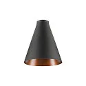 Abat-jour LALU® CONE 15, bronze, noir