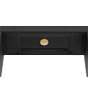 SLV outdoor floor lamp FLATT II 62 PHASE down, sea-air resistant IP65, black, lacquered dimmable