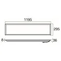 SLV Luminaire de plafond PANEL P 1200/300 45 DALI >200LM/W dimmable, UGR < 19, multipower IP20, gradable