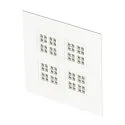 SLV Luminaire à grille PAVANNO 625 45 WB WH ON-OFF CCT Switch, UGR < 19, commutable, multipower IP20, blanche 