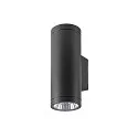 outdoor wall luminaire HELIA PRO L SINGLE 1 flame, cylindrical, DALI controllable, impact resistant IP65, anthracite