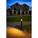 Lampadaire d’extérieur QUAD PRO 90 angulaire, contrôlable par DALI, résistant aux chocs, résistant à l'air marin IP65