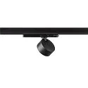 3-phase spot KALU 2.0 PHASE cylindrical, UGR < 19, cardanic swivelling IP20, black dimmable