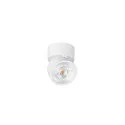 SLV Applique et plafonnier KALU 2.0 SINGLE PHASE à 1 flamme, UGR < 19, pivotant à la cardan IP20, blanche gradable