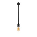 SLV Luminaire à suspension LALU® E27 IP20, noir gradable