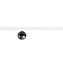 SLV 1-Projecteur monophasé DYSKO pivotant à la cardan, en forme de boule IP20, scintillant, noir gradable