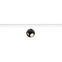 Projecteur sur rail DYSKO IP20, noir, blanche gradable