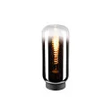 Lampe de table PANTILO SLIM cylindrique E27, chrome gradable