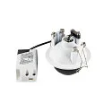 SLV Plafonnier encastré DYSKO rond IP20, noir, blanche gradable