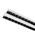 SLV Projecteur triphasé SIGHT EVO DOUBLE 600 DALI 2 2 voies, angulaire, contrôlable par DALI, avec grille, UGR < 16 IP20