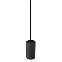 pendant luminaire FITU PD STONE E27 IP20, black dimmable
