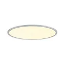 ceiling luminaire PANEL 60 round, suitable for VDU workstation IP20, grey, lacquered dimmable