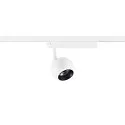 SLV 1-Projecteur monophasé LIGHT EYE® 2.0 commutable, pivotant à la cardan, en forme de boule IP20, blanc mat 