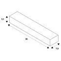 SLV Kit de montage P-LIGHT, blanche