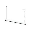 SLV Luminaire à suspension GLENOS® PRO IP20, noir, blanche gradable