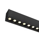 SLV Luminaire à suspension GLENOS® PRO IP20, noir gradable