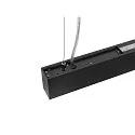 SLV Luminaire à suspension GLENOS® PRO IP20, noir gradable