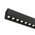 SLV Luminaire à suspension GLENOS® PRO IP20, noir gradable