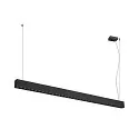 SLV Luminaire à suspension GLENOS® PRO IP20, noir gradable