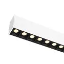 SLV Luminaire de plafond GLENOS® PRO UGR < 19, adapté aux postes de travail avec écran IP20, noir, blanche, laqué gradable