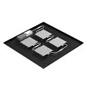 SLV Panneau à LED PAVANNO 625 UGR < 19, adapté aux postes de travail avec écran, 18W 2850lm 3000|4000K 45° CRI 80-89