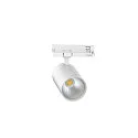 3-phase spot TRACKSPOT P 17/28W 60° ON-OFF  adjustable, switchable, multipower IP20, white, lacquered 