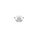 Plafonnier encastré DOWNLIGHT P 230 ON-OFF rigide, résistant aux chocs, multipower, câblé en continu IP54, blanche 
