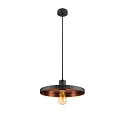 SLV Luminaire à suspension LALU® SET PLATE 33 E27 IP20, noir gradable