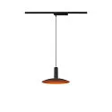 Luminaire à suspension monophasé LALU® SET ELYPSE 22 avec abat-jour, CCT Switch, lot de 1 IP20, noir gradable