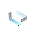 Support mural BATTEN FLAT P / WALL-DOWNBEAM rigide, lot de 2, acier inoxydable
