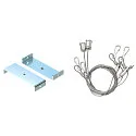 Accessoire Suspension câble BATTEN FLAT P / Y-TYPE mécanique, lot de 2, acier inoxydable 3cm