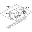 SLV twilight sensor BATTEN FLAT P on/off, white