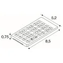 SLV Télécommande BATTEN P / PIR-SENSOR-CONTROL programmable, multicolore, noir