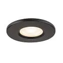 Plafonnier encastré UNIVERSAL DOWNLIGHT FIX avec couverture IP65, noir gradable