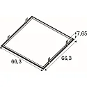mounting frame PANEL P | PAVANNO, white