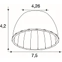 SLV Réflecteur pour EASYLIGHT, argent