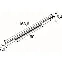 SLV Rail conducteur triphasé EASYLIGHT, noir